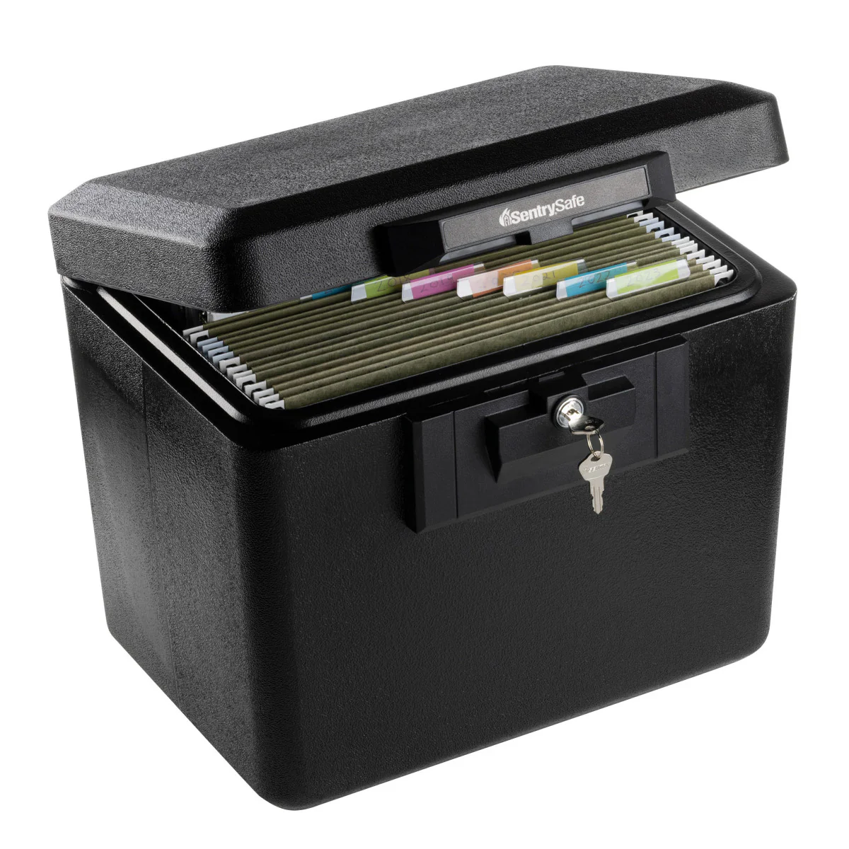 Small Black Fireproof File Cabinet, 13.6 in x 15.3 in x 12.1 in - Image 5