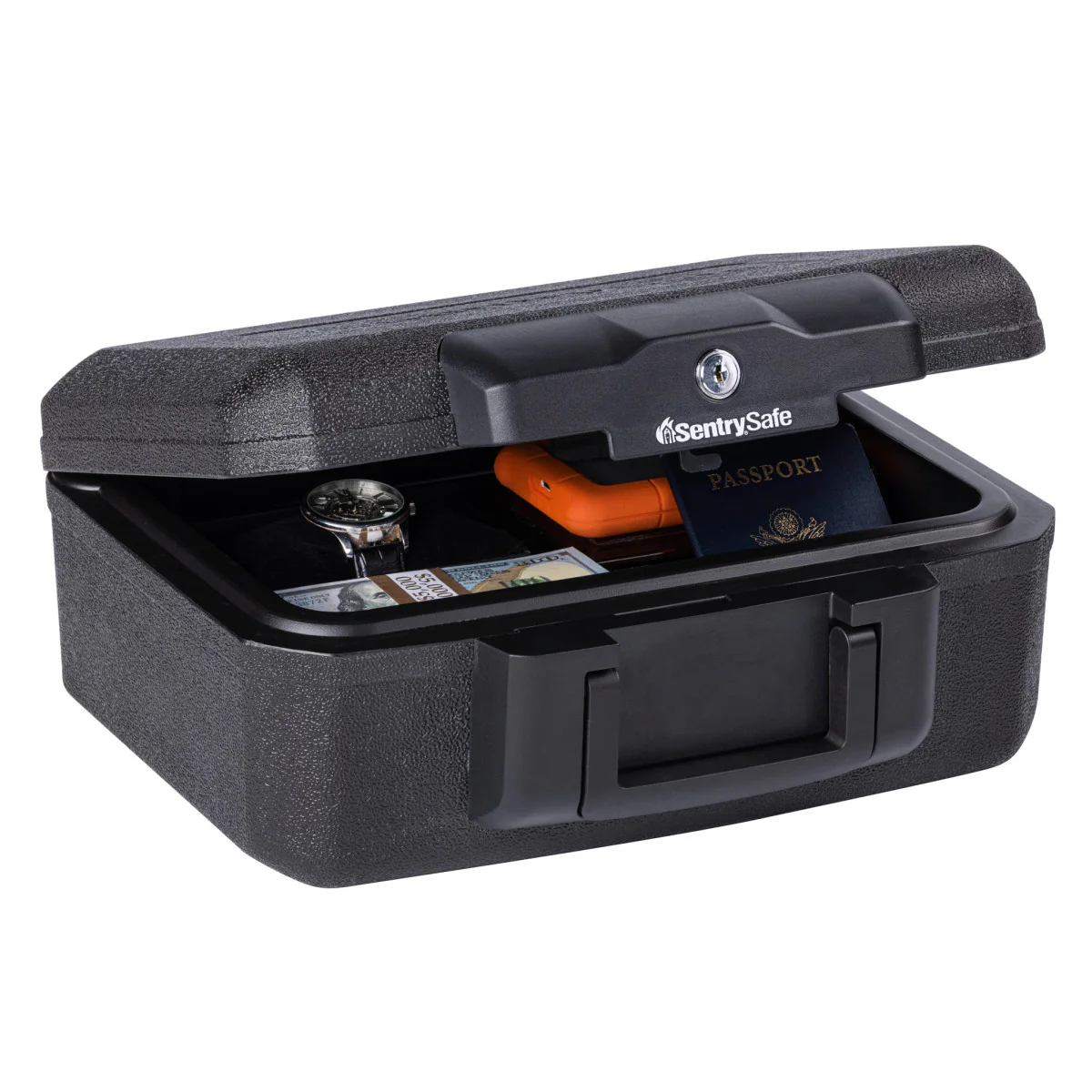 Small Fire Chest with Carrying Handle, 6.1 in x 14.3 in x 11.2 in - Image 6