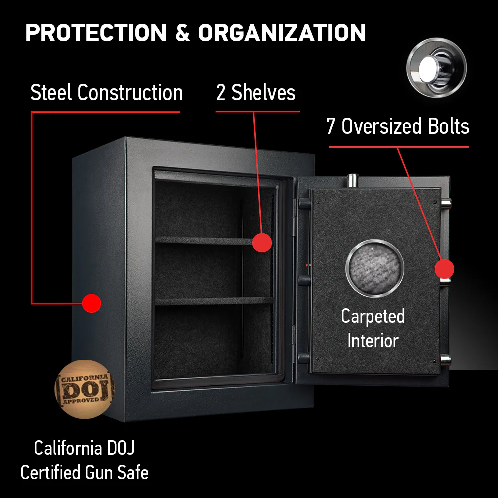 Large Fireproof Waterproof Safe with Digital Keypad, 27.8 in x 21.7 in x 19 in - Image 4