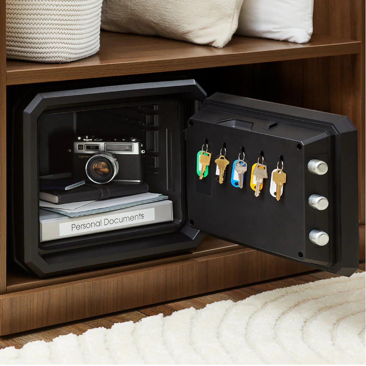 Fireproof Waterproof Safe with Combination Dial, 13.7 in x 16.4 in x 18.8 in - Image 3