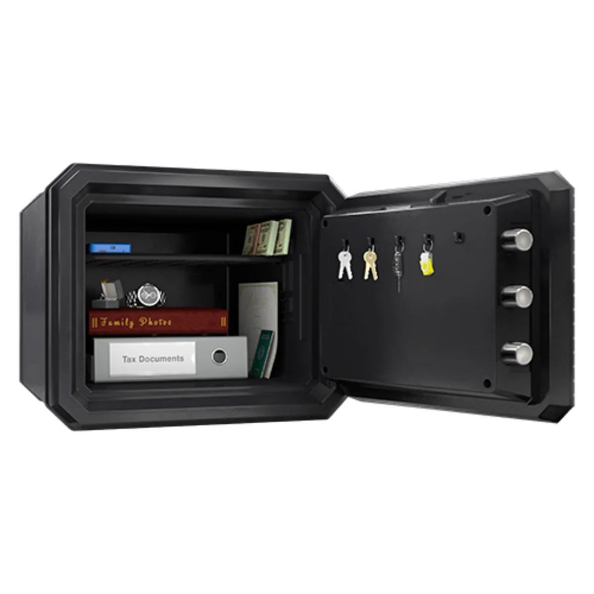 Fireproof Waterproof Safe with Digital Keypad, 13.7 in x 16.4 in x 18.8 in - Image 2