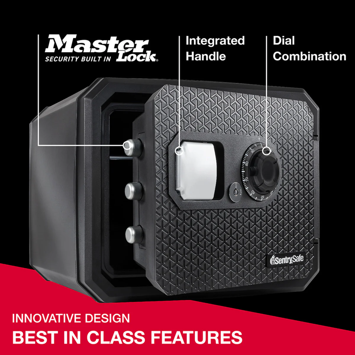 Fireproof Waterproof Safe Safe with Dial Combination and Override Key, 13.7 in x 16.4 in x 18.8 in - Image 4