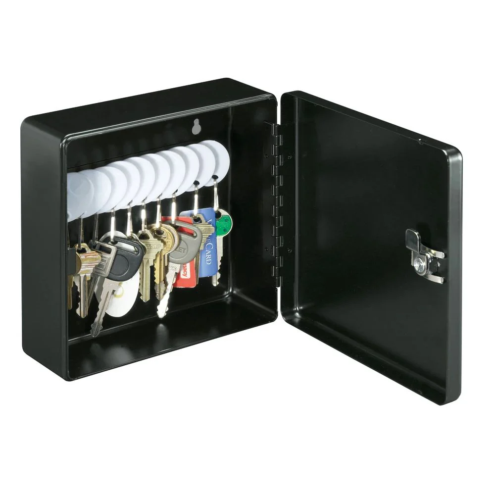 Steel Mountable Cash Box with Lock, 3.1 in x 6.8 in x 7.0 in - Image 3