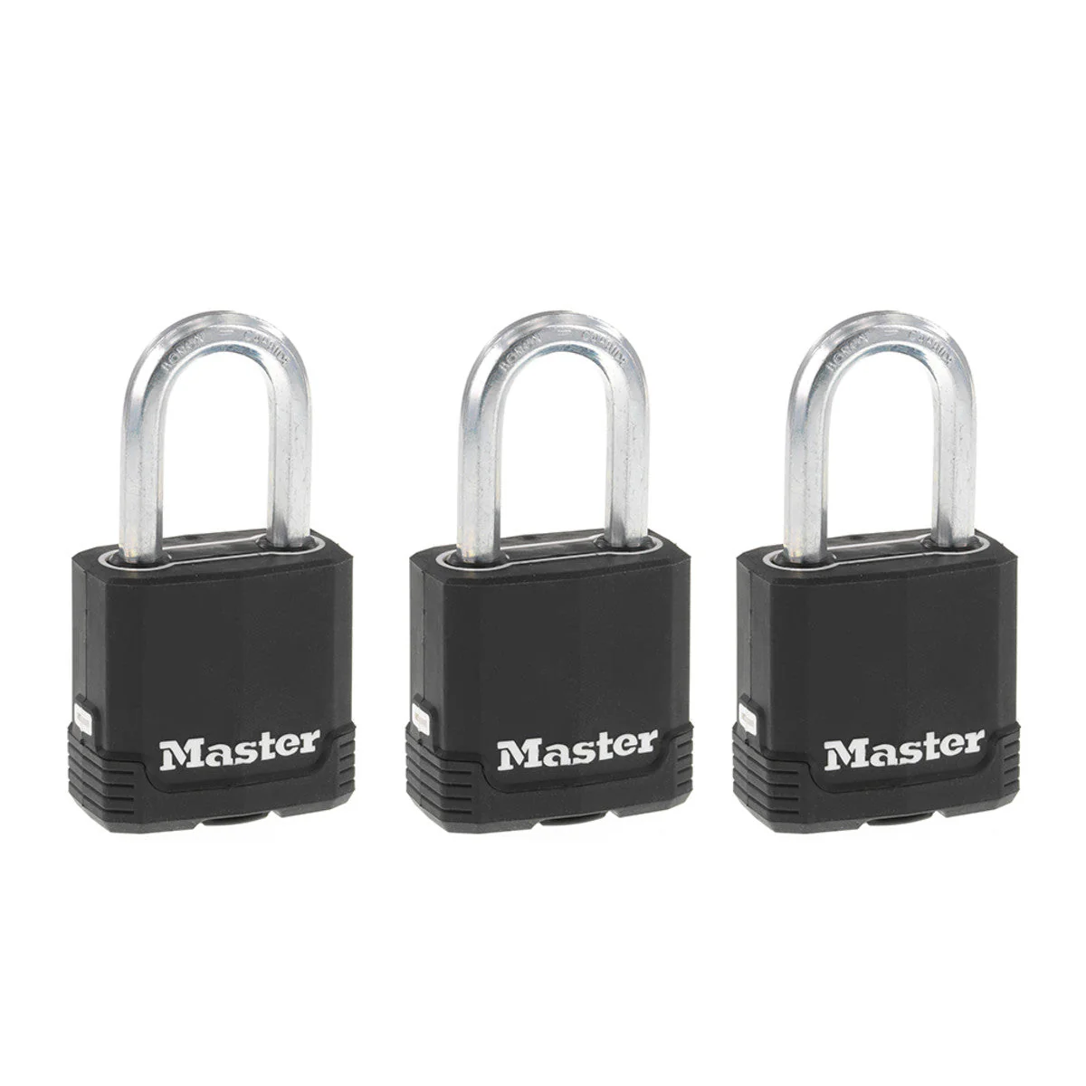 Magnum® Covered Laminated Steel Padlock M115XQLF; 4-Pack - Image 7