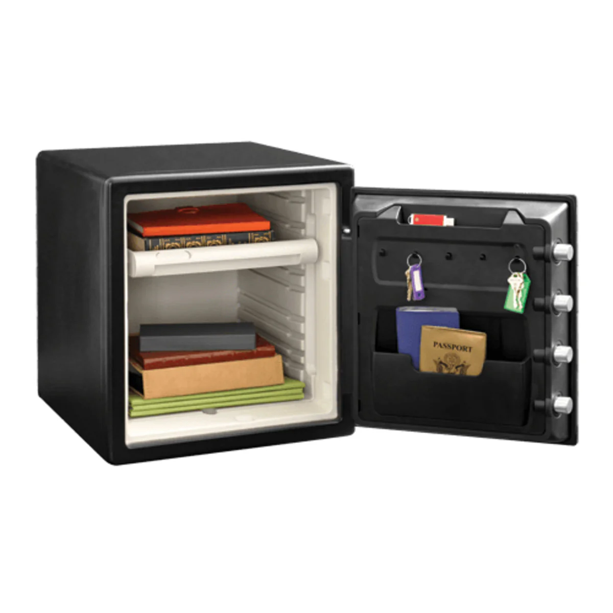 Fireproof Waterproof Fingerprint Safe with Digital Keypad, 17.8 in x 16.3 in x 19.3 in - Image 2