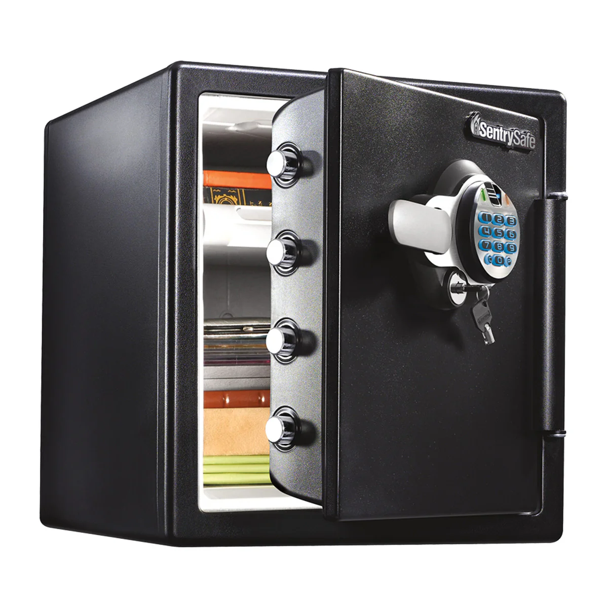 Fireproof Waterproof Fingerprint Safe with Digital Keypad, 17.8 in x 16.3 in x 19.3 in - Image 3