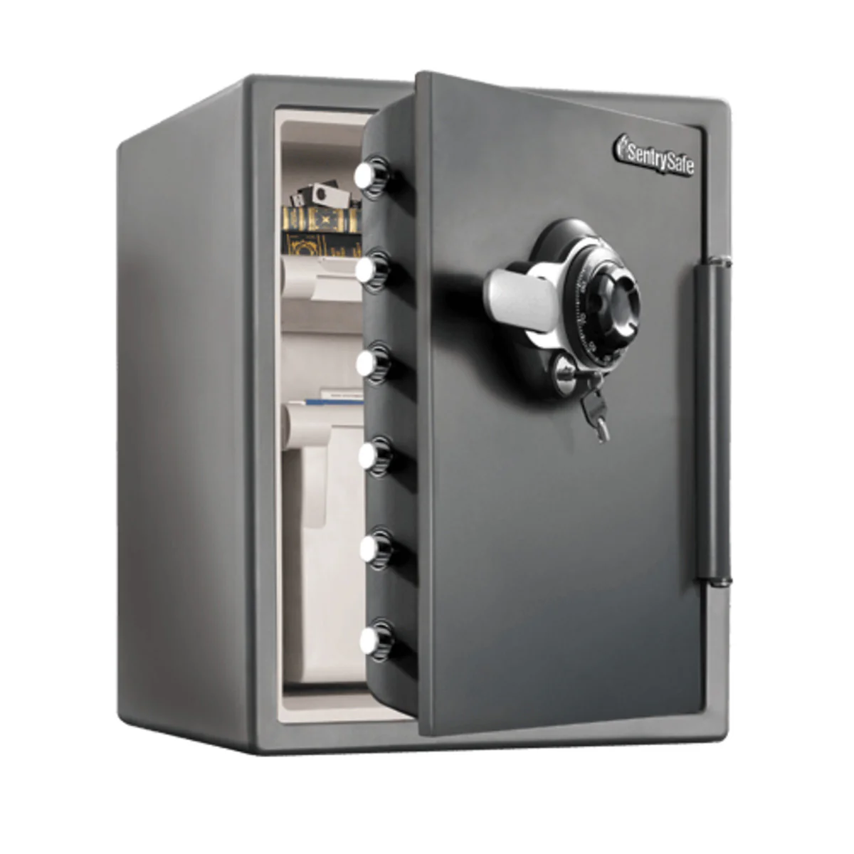 Extra Large Steel Water and Fire Safe with Combination Dial, 23.8 in x 18.6 in x 19.3 in - Image 3