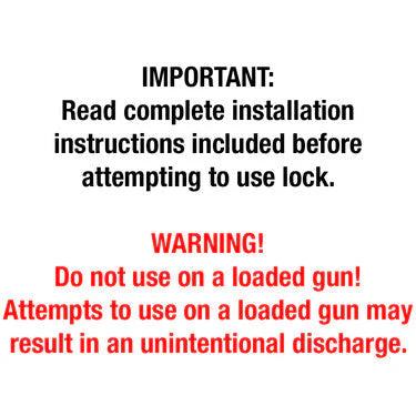 Steel and Zinc Combination Gun Trigger Lock, Set Your Own Combo - Image 5