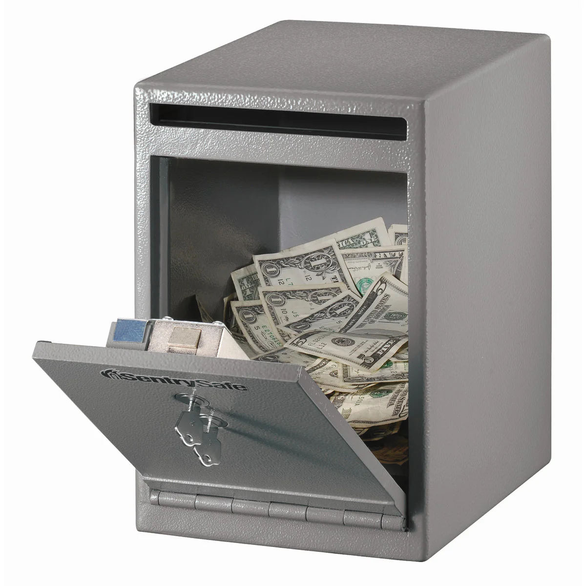 Large Steel Depository Safe, 12.0 in x 8.0 in x 10.3 in - Image 3