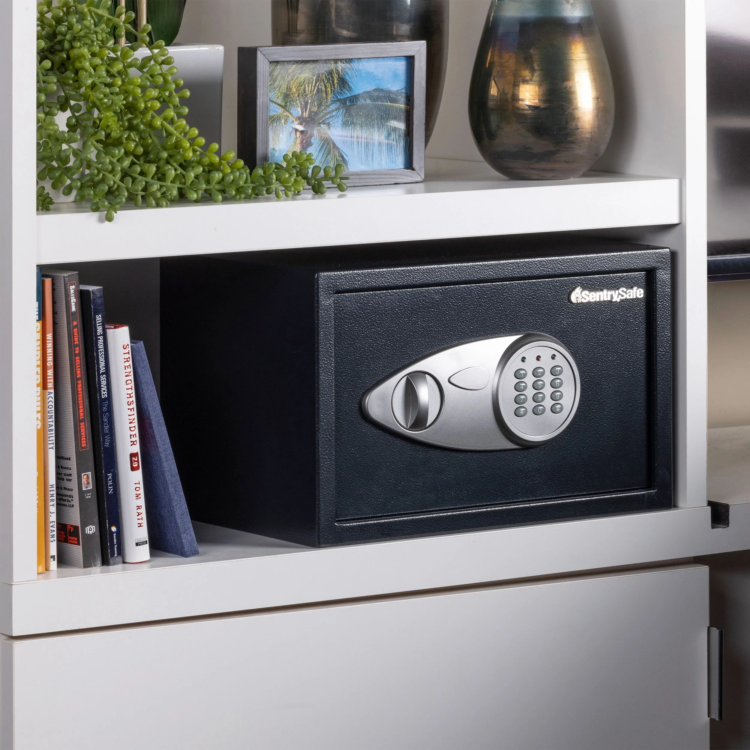 Steel Security Home Safe with Digital Keypad, 8.7 in x 13.8 in x 10.6 in - Image 3